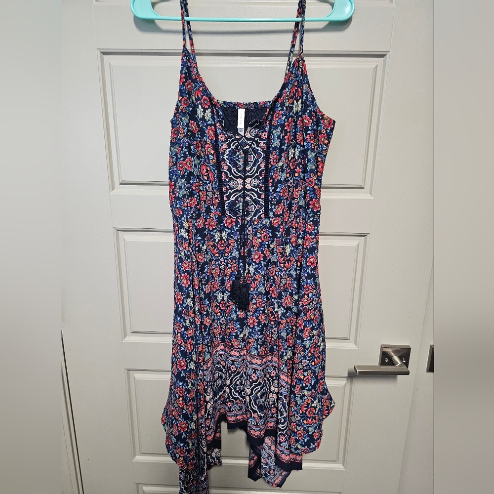 Xhilaration Floral Spaghetti Strap Dress